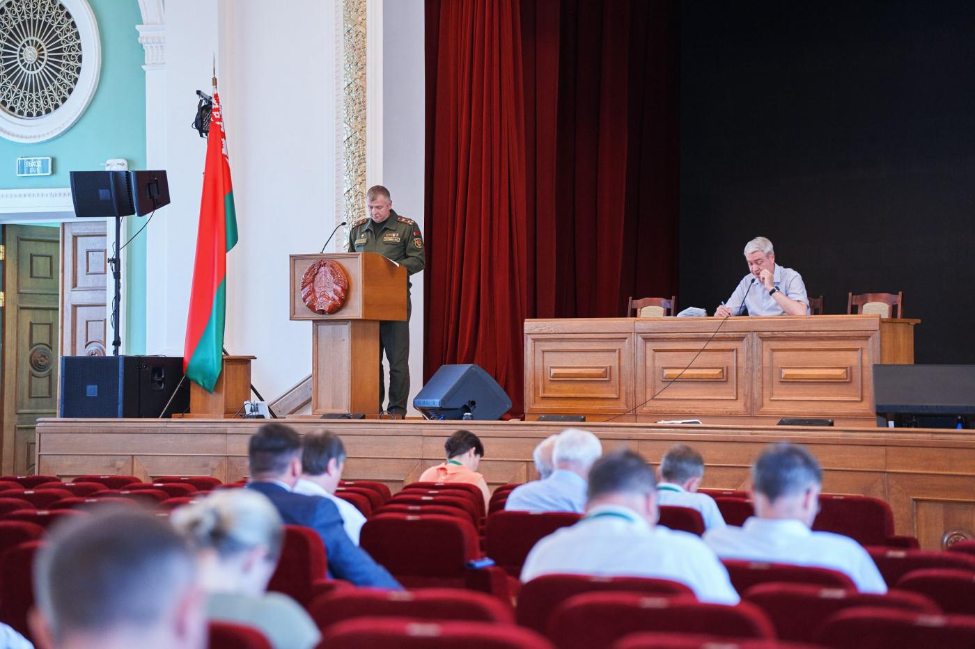 В БНТУ прошло заседание по зачислению в число курсантов ВТФ